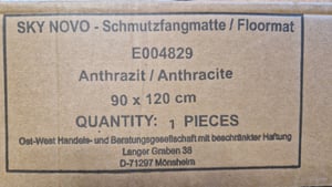 Schmutzfangmatte SKY Anthrazit 90x120 cm Kunden-Foto 5