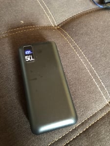 Powerbank, 50000mAh Externer Akku, 22,5W Schnellladegerät, Tragbares Ladegerät, mit LED Display, 3 Ausgängen & 2 Eingängen, für iPhone/Samsung Kunden-Foto 1