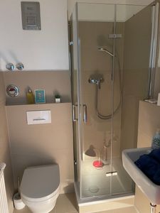 i-flair Falttür Duschkabine 85x85x180 cm aus durchsichtigem 6 mm Sicherheitsglas - DK11 Kunden-Foto 1