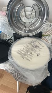 Sommertal PizzaProfi XXL Pizzaofen mit 39cm Steinplatte – Pizza Ofen elektrisch, schnelle 3-Minuten Pizza, bis 380°C – 5-teiliges Set mit Pfanneneinsatz, 2x Pizzaschieber, Schneider, Pizzastein Kunden-Foto 2