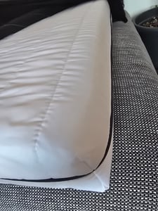 10cm Ergonomischer Matratzentopper 140x200 - Kaltschaum Topper H2/H3 - Matratzenauflage Kunden-Foto 2