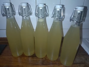 BigDean 12x Glasflasche 500ml Bügelverschluss Milchflasche Saftflasche Ölflasche Bügelverschlussflasche Kunden-Foto 1