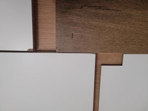 Armoire pour hotte aspirante SABRYA – largeur 50 cm, chêne sonoma / blanc Photo du client 1