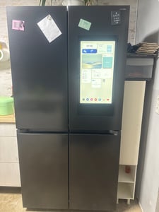 Samsung RF65DG9H0ESREF, French Door, Edelstahl, Freistehend, French door, Edelstahl, Berührung, LED, An Tür Kunden-Foto 2