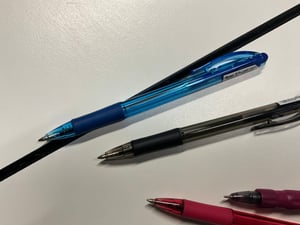Guľôčkové pero "BK417", čierna, 0,35 mm, stláčací mechanizmus, PENTEL BK417-A Fotografia od zákazníka č. 2