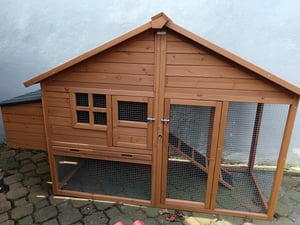 Poulailler Aga pour poules 173x66x120 cm Photo du client 2