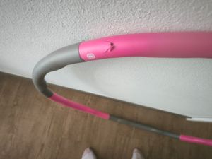 Sporttrend 24® Gymnastikreifen 1,2-1,8kg grau/pink | Fitness Reifen (1,2kg) Kunden-Foto 2
