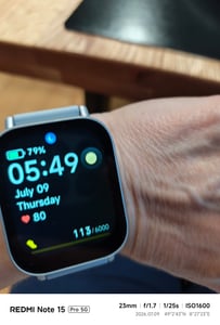 Redmi Watch 5 Active Matt Silber Kunden-Foto 1