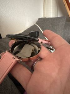 Smartwatch Damen 1,27" Klein Rund mit Telefonfunktion, 120+ Sportmodi, Menstruationszyklus & Herzfrequenz, IP68 Fitnessuhr Fitness Tracker für iOS & A Kunden-Foto 2