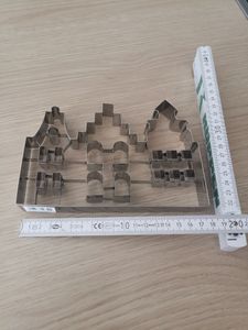 Birkmann XXL Ausstechform Altstadthäuser Edelstahl Innenprägung 18 cm Kunden-Foto 1