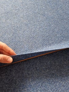 Teppichboden 200 x 600 cm Anthrazit Bodenbelag Auslegware Meterware Nadelvlies Nadelfilz Rips Kunden-Foto 2
