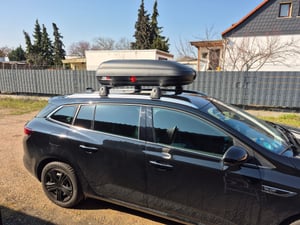 Dachbox Dachkoffer Gepäckbox 320 Liter Carbonlook Abschließbar Autobox Kunden-Foto 1