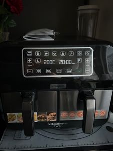 Kenwood HFM20.000MB, Teplovzdušná fritéza, 8 L, 35 °C, 200 °C, 60 min, Dvojitý Fotografia od zákazníka č. 1