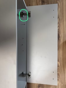 Badmöbel Set 3-teilig "Livia" in Kaschmir Badkombination 105 x 192 cm Kunden-Foto 2