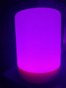 LED Nachttischlampe, Touch Dimmbar Atmosphäre Tischlampe für Schlafzimmer Wohnzimmer,Tragbar Nachtlicht mit 16 Farben und Warmes Weißes Farbwechsel Kunden-Foto 2