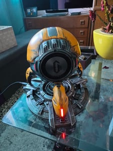 GravaStar Mars Pro Bluetooth reproduktor Bezdrátový stereofonní zvuk Speciální edice Válkou poškozená žlutá barva Fotografie od zákazníka č. 1