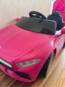 LEADZM Elektroauto Kinderauto Mercedes-Benz CLS 350, Kinder-Elektroauto mit Fernbedienung ,12V,90*60*40cm,Rosa Kunden-Foto 1