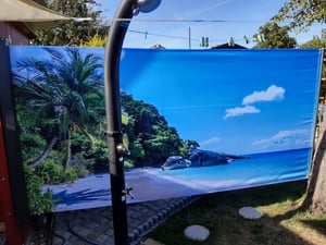 Aga Boční markýza 1,5x3 m Tmavě šedá Fotografie od zákazníka č. 1