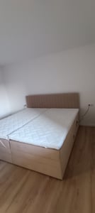 TRADA Adele Boxspringbett 180x200 Elektrisch verstellbar Taschenfederkern Doppelmatratze 9 Zonen Topper Bett mit Bettkasten Velour Stoff Beige Kunden-Foto 9