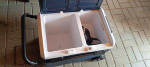 tillvex® Kompresorový chladiaci box elektrický 50 l / námornícka modrá | Elektrický mraziaci box s APP ovládaním USB pripojenie 12/24 V 230V | Chladnička do -20 °C Fotografia od zákazníka č. 2