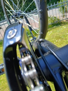 PROPHETE GENIESSER 500 Cityrad 28" Schwarz Matt – Shimano Nexus 7-Gang, Nabendynamo, LED-Beleuchtung, Federgabel, Wave Alurahmen 50 cm Kunden-Foto 2