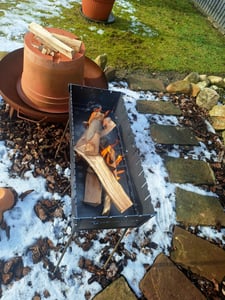 Grill-Mangal Reckless KL-12/3  für 12 Spießen 3mm Set Kunden-Foto 1