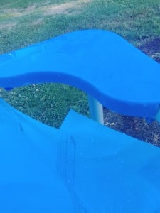 Piscina Happy People con struttura in acciaio 258x179x66 cm Foto del cliente 1