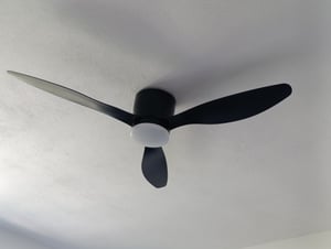 Stropný ventilátor Clanmacy s osvetlením a diaľkovým ovládaním Stropné svetlo 132CM Stropná lampa tichého ventilátora Fotografia od zákazníka č. 2