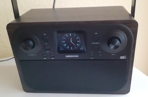 MEDION P85444 2.1 Internetradio mit Subwoofer (DAB+, UKW Radio, Spotify Connect, WLAN, Bluetooth, Streaming, Equalizer, Farbdisplay, USB, AUX, Wecker, Schlummerfunktion, Sleep Timer) schwarz Fotografia od zákazníka č. 1