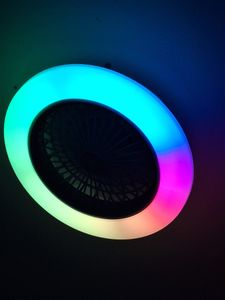 Jopassy LED ventilatore a soffitto con illuminazione e telecomando Dimmable soffitto luce camera da letto soggiorno 49CM Foto del cliente 1