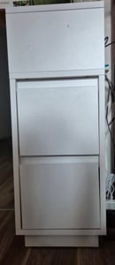 VASAGLE Nachttisch, schmal, Beistelltisch mit 2 Schubladen, offenes Fach Kunden-Foto 6