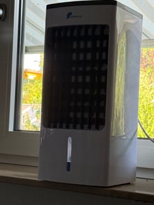Climatiseur mobile JUNG LIFEAIR sans tuyau d'évacuation, climatiseur mobile 3-en-1, purificateur d'air, humidificateur, refroidissement par eau, jusqu'à 20 m², minuterie de 15,5 heures Photo du client 30