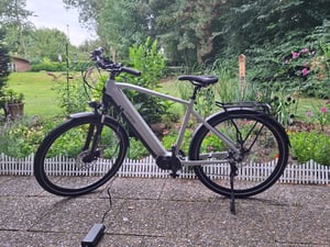 PROPHETE ENTDECKER 5.0 Męski rower trekkingowy z napędem elektrycznym 28" | Silnik środkowy AEG 48 V 100 Nm, akumulator 800 Wh, 10-biegowa przerzutka Shimano Deore, hydrauliczne hamulce tarczowe Zdjęcie produktu od klienta nr 3