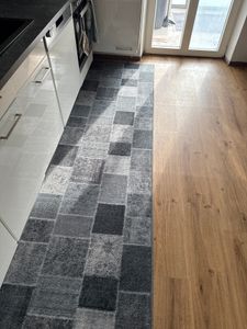 Koberec Běhoun na míru Monsano Anthracite 80x250 cm Fotografie od zákazníka č. 1