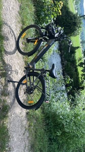 Runetic Ebike, City e-bikes & Dutch e-bikes, 250W Motor, herausnehmbarer 36V 13Ah Akku, bis zu 100 km Reichweite, 7 Gänge, 25 km/h, Grau Kunden-Foto 4