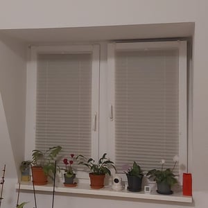 Rolety plisowane Klemmfix bez wiercenia 60x100 cm, z lnu, zapewniające prywatność, nieprzezroczyste, chroniące przed słońcem, rolety plisowane, rolety żaluzjowe do okien i drzwi Zdjęcie produktu od klienta nr 1