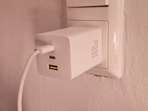 Ładowarka Sieciowa Baseus Enerfill Fe11 2 X Usb-C / Usb-A 100W - Biała Zdjęcie produktu od klienta nr 2