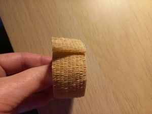 Face Lifting Tape, Myofasziales Gesichtstraffungsband, Anti-Falten Patches, Wrinkle Schminkles, Face Eye Neck Lift Tape, 2.5cm*5m, Rose Kunden-Foto 1