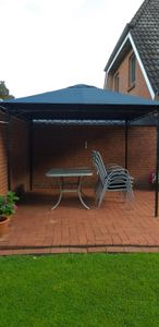 Outsunny Pavillondach Ersatzdach Pavillonabdeckung Polyester Grau 3x3m Kunden-Foto 2