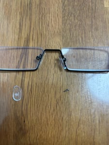 Halbrahmen Lesebrille Lesehilfe mit Etui Sehhilfe Herren Damen Rot +1.5 Kunden-Foto 2