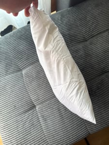 4er Set Kissen (45x45 cm) - hoher Komfort - Microfaser - Reißverschluss für Füllung - waschbar - allergikergeeignet - erholsam – Dekokissen Kunden-Foto 2