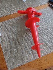 Uchwyt parasola Kołek uziemiający Kotwa do parasola Szpic do trawnika Gniazdo uziemiające Stojak na parasol Szpic uziemiający do parasola Uchwyt parasola Gniazdo wkręcane Zdjęcie produktu od klienta nr 1