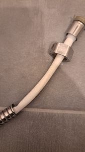 Bidet Brause Set Schlauch + Halter Dusche Edelstahl Hand WC Duschkopf Hygiene Po Kunden-Foto 1