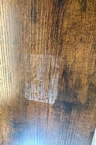 VASAGLE Schweberegal, Wandboard, 40 x 20 x 3,8 cm braun Kunden-Foto 3