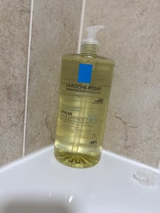 Olio doccia e bagno addolcente per pelli sensibili Lipikar Huile Lavante AP+ (Olio detergente lipidico), 1000 ml Foto del cliente 1