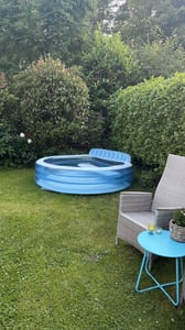 INTEX 57190NP - Swimcenter - Family Lounge mit eingebauter Sitzbank (229x218x79cm) Kunden-Foto 2