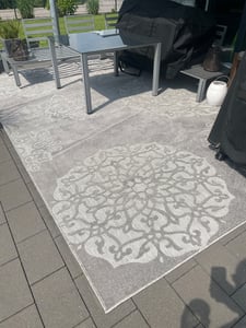 Tapiso Teppich PATIO Outdoor – Balkon und Terrassen Teppich, wetterfest & pflegeleicht 300 x 400 cm Kunden-Foto 4