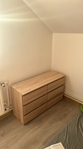 BDW, Kommode, 6 Schubladen, 100x57, Schrank, Sideboard, Eiche Sonoma Kunden-Foto 1