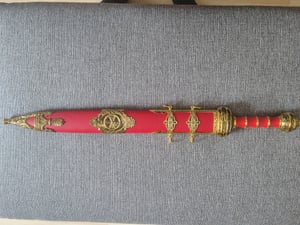 Römisches Gladius Dekoschwert mit Scheide und Chi-Rho Symbol – Historische Replik – Dekoration & Sammlerstück  JT6234G Kunden-Foto 3