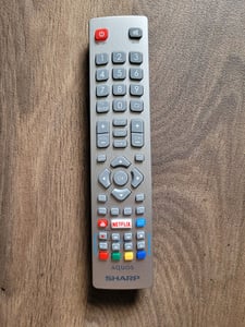 Original Sharp TV Fernbedienung SHW/RMC/0121 für Aquos UHD 4K Smart 3D TV Kunden-Foto 4